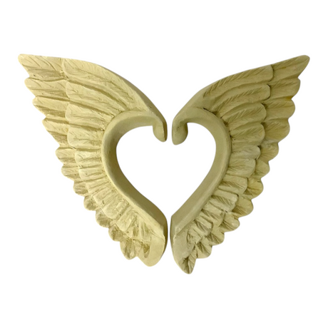 Corazón Alas – figura de yeso para pintar | Alpa Arte