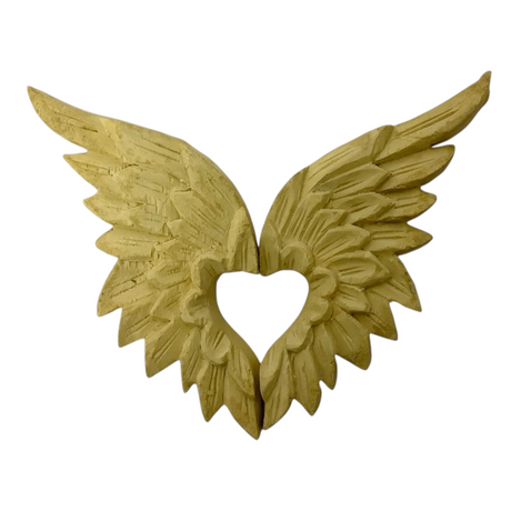 Alas Corazón S – figura de yeso para pintar | Alpa Arte