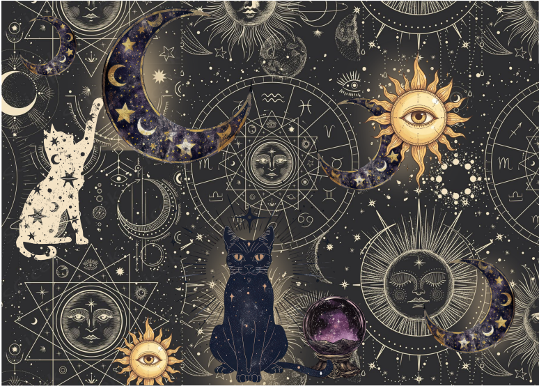 Lamina de Seda 50x70 - ORACLE MISTIC 2B