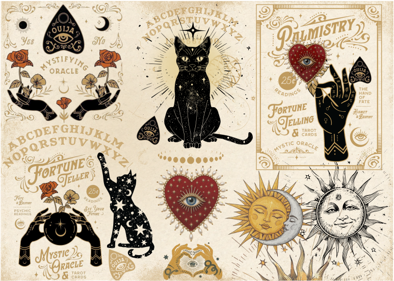 Lamina de Seda 50x70 - ORACLE MISTIC 4