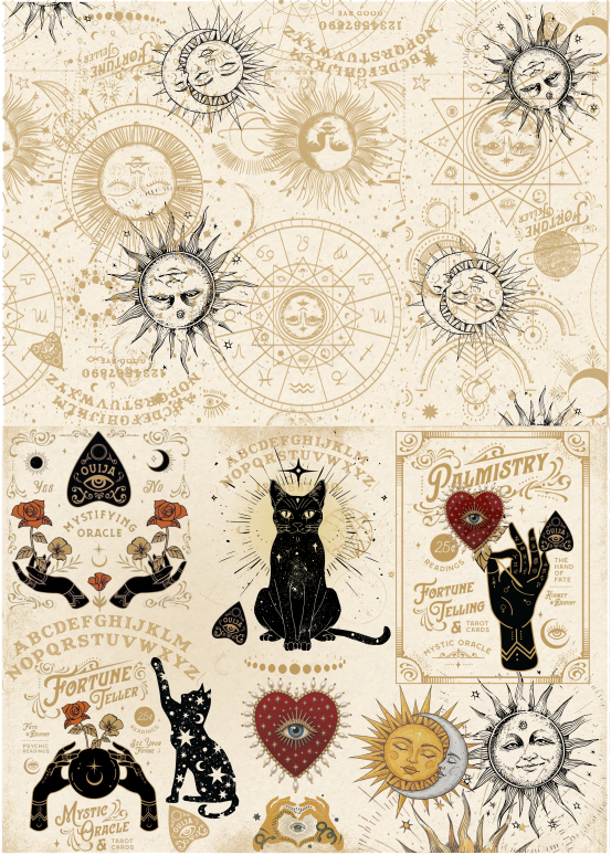 Lamina de Seda 50x70 - ORACLE MISTIC 4C