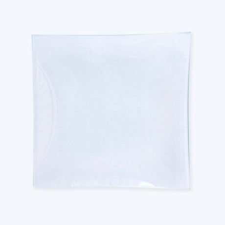 Plato de vidrio cuadrado 15x15 cm