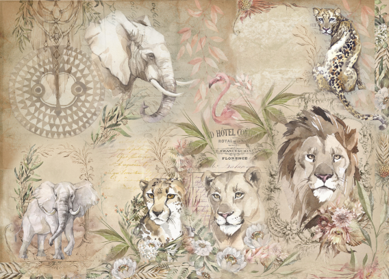 Lamina de Seda 50x70 - SAVANNA1