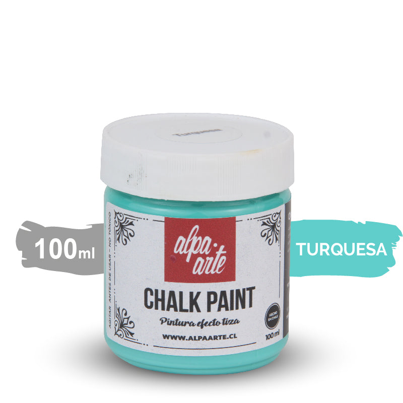 Pintura Tiza 100 ml (Chalk Paint) - TURQUESA