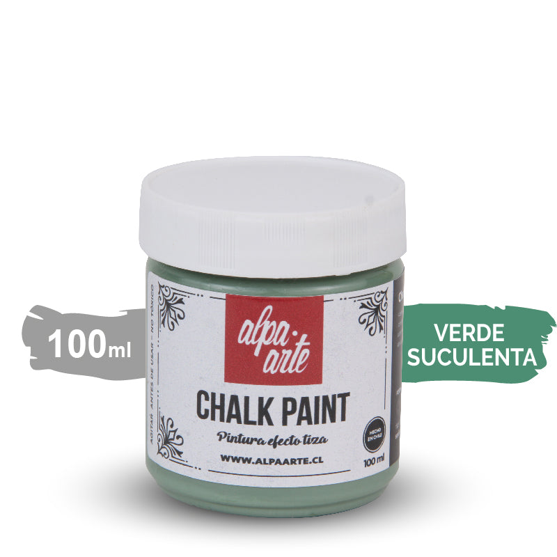 Pintura Tiza 100 ml (Chalk Paint) - VERDE SUCULENTA