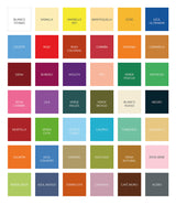 Set de Pinturas Acrílicas 100 ml - Carta Completa (42 colores)
