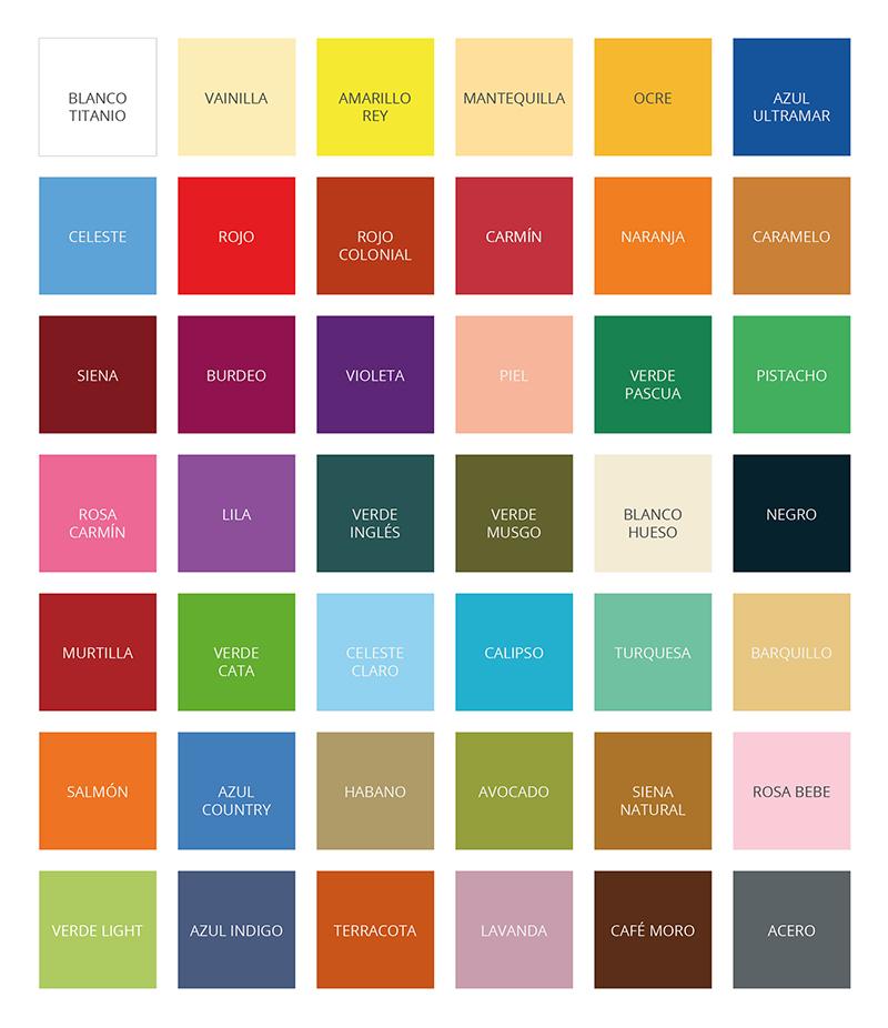Set de Pinturas Acrílicas 70 ml - Carta Completa (42 colores)