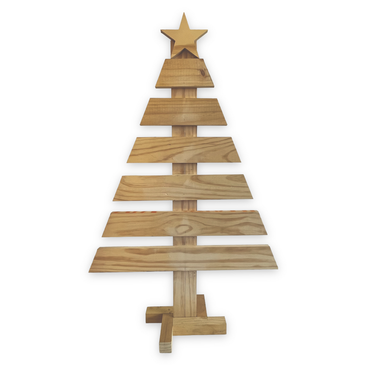 Árbol de Navidad de Madera - 113 cm